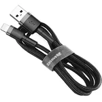 <span>Кабел</span> Baseus Cafule USB-А към Lightning CALKLF-CG1 2м, черен <span class='catalog-num-in-name'>CALKLF-CG1</span> - 