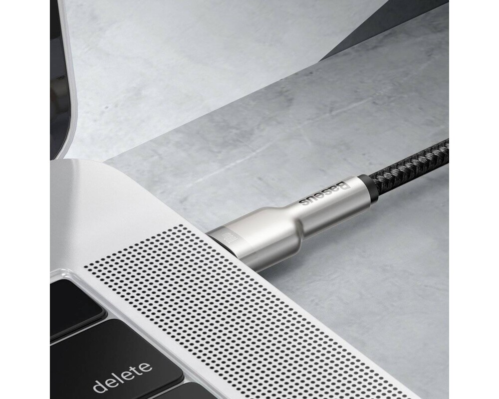 Кабел Baseus Cafule Series Type-C към Type-C, 100W, 2м, черен 7