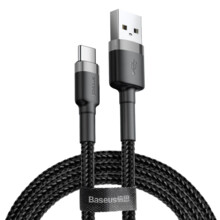  Baseus Cafule USB-A към USB-C 3A, 1м, черен 571249 CATKLF-BG1 на топ цена - PIC.bg