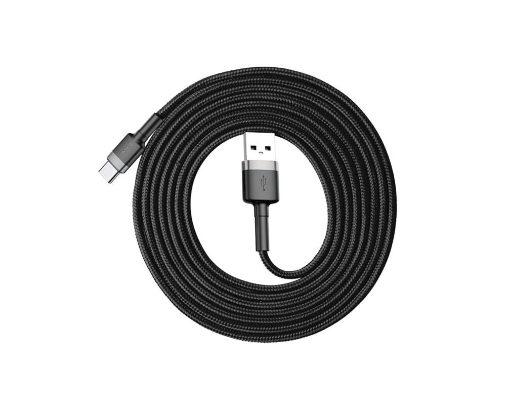 Кабел Baseus Cafule USB-A към USB-C, 2м, черен 7