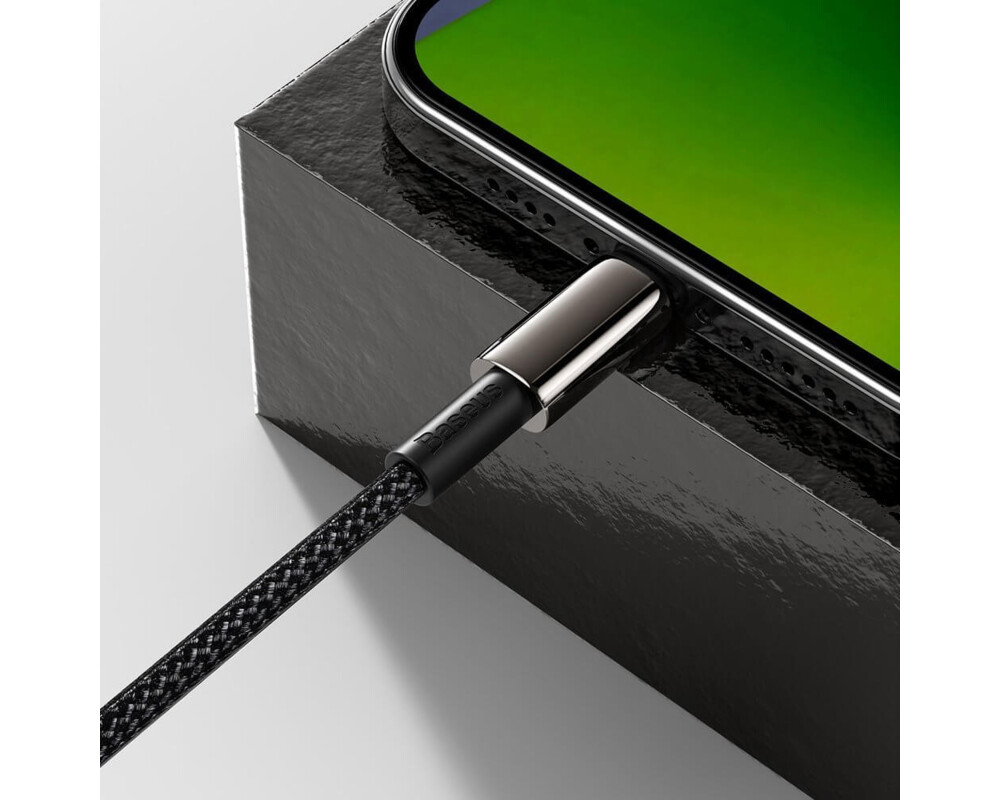 Кабел Кабел Baseus USB Type-C към Lightning 20W, 1м, черен CATLWJ-01 3