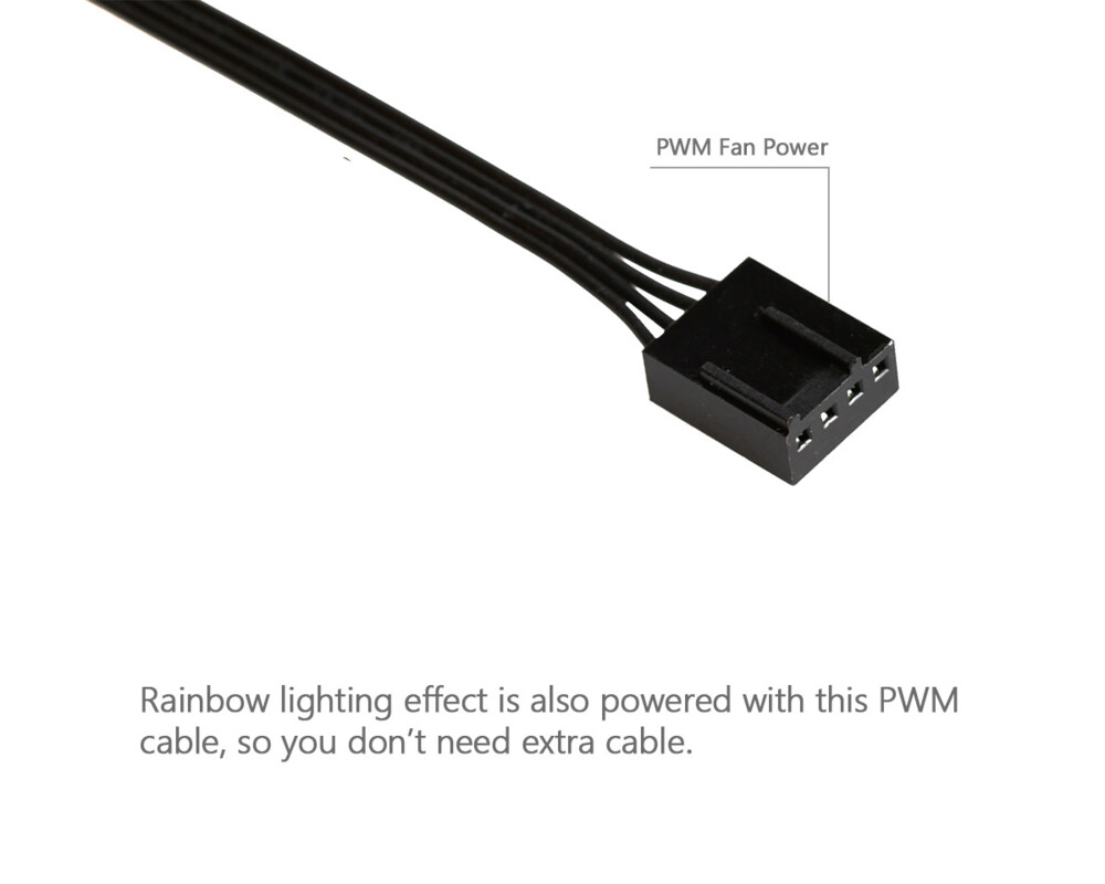 Охладител за процесор ID-Cooling DK-03I-PWM-BLUE LED 10