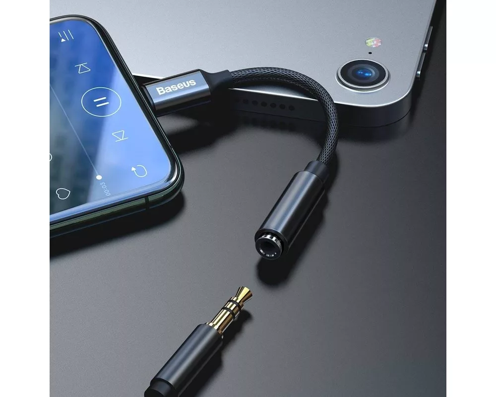 Адаптери Адаптер Baseus L3 CALL3-01 Lightning към 3.5мм mini jack черен 9
