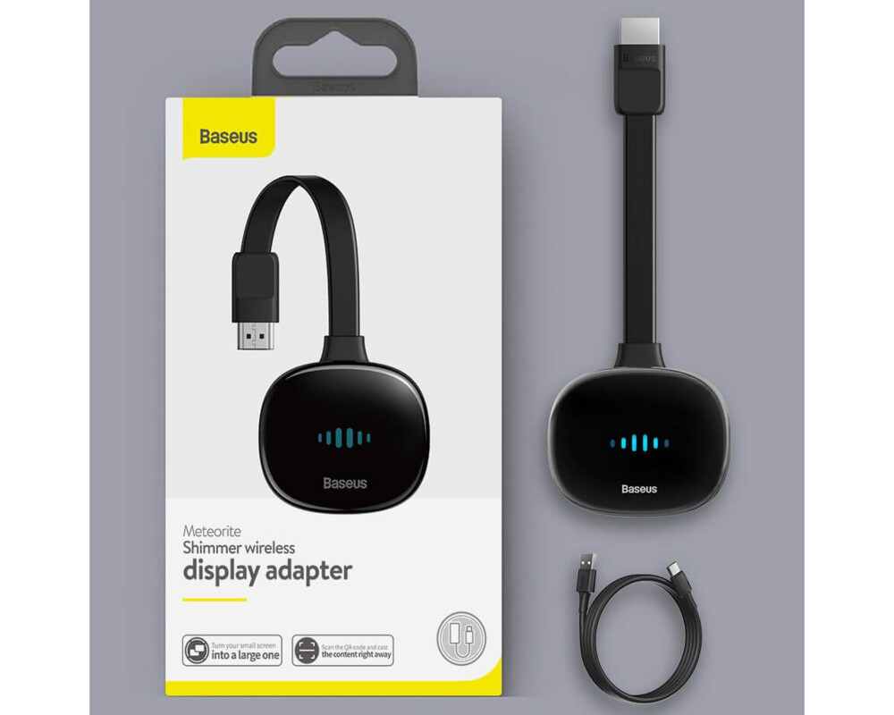 Мрежова карта Адаптер за безжично споделяне на екрана Baseus Meteorite Shimmer HDMI към Wi-Fi Screen CATPQ-A01 10