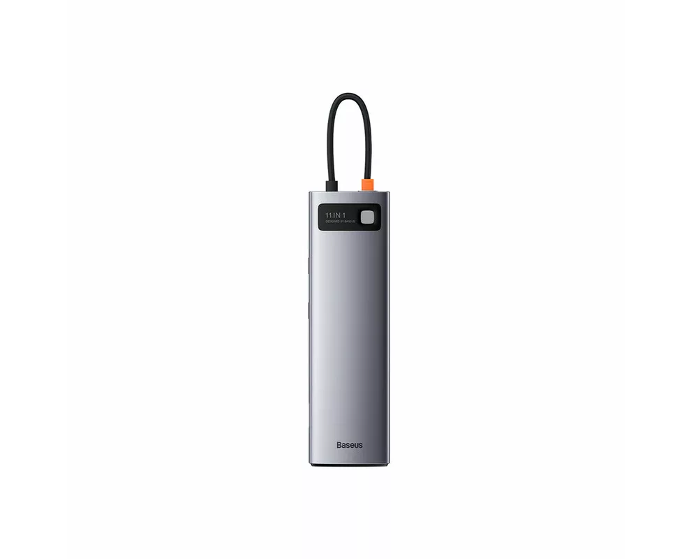 USB хъб Baseus Type-C 11 в 1 Metal Gleam Series CAHUB-CT0G тъмносив 2