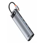 USB хъб Baseus Type-C 11 в 1 Metal Gleam Series CAHUB-CT0G тъмносив 6