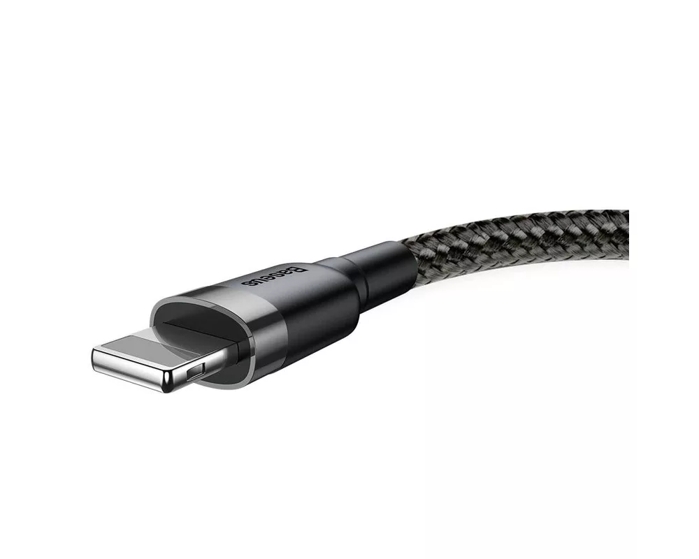 Кабел Baseus Cafule от USB A към Lightning CALKLF-AG1 0.5м, черен 7