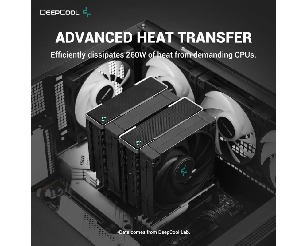 Охладител за процесор DeepCool AK620 Zero Dark 27