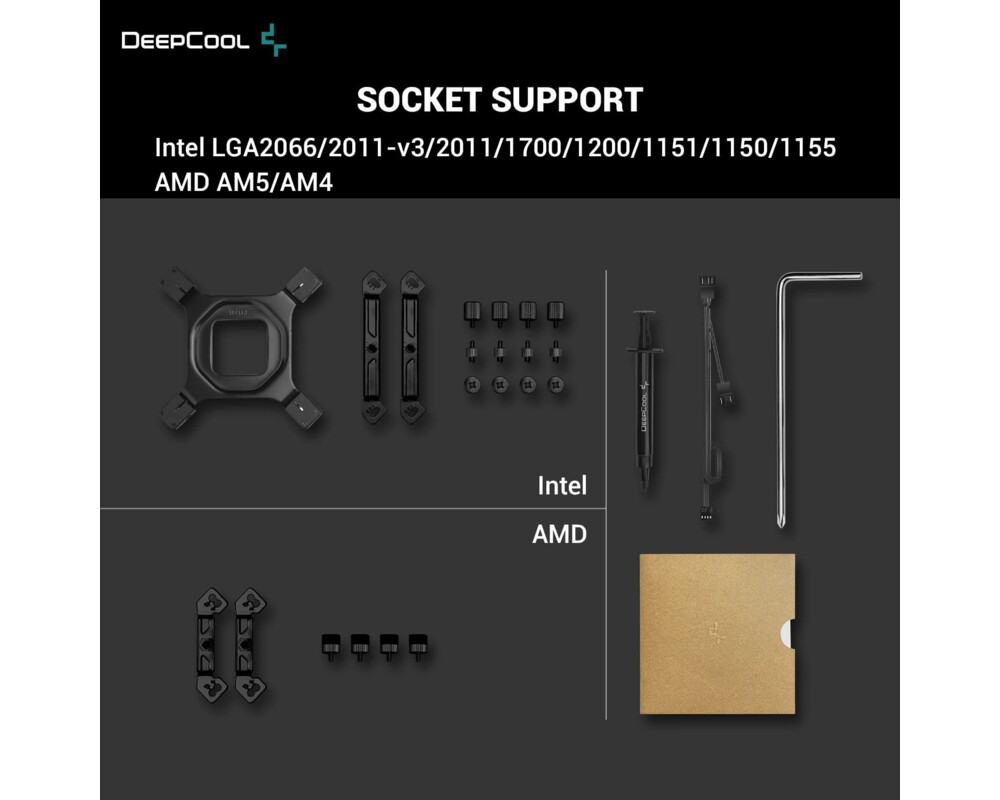 Охладител за процесор DeepCool AK620 Zero Dark 29