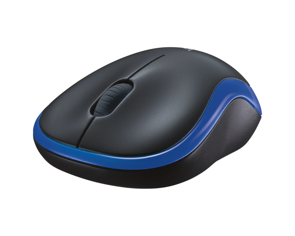 Мишка LOGITECH M185 WL/NB/BLACK+BLUE 3