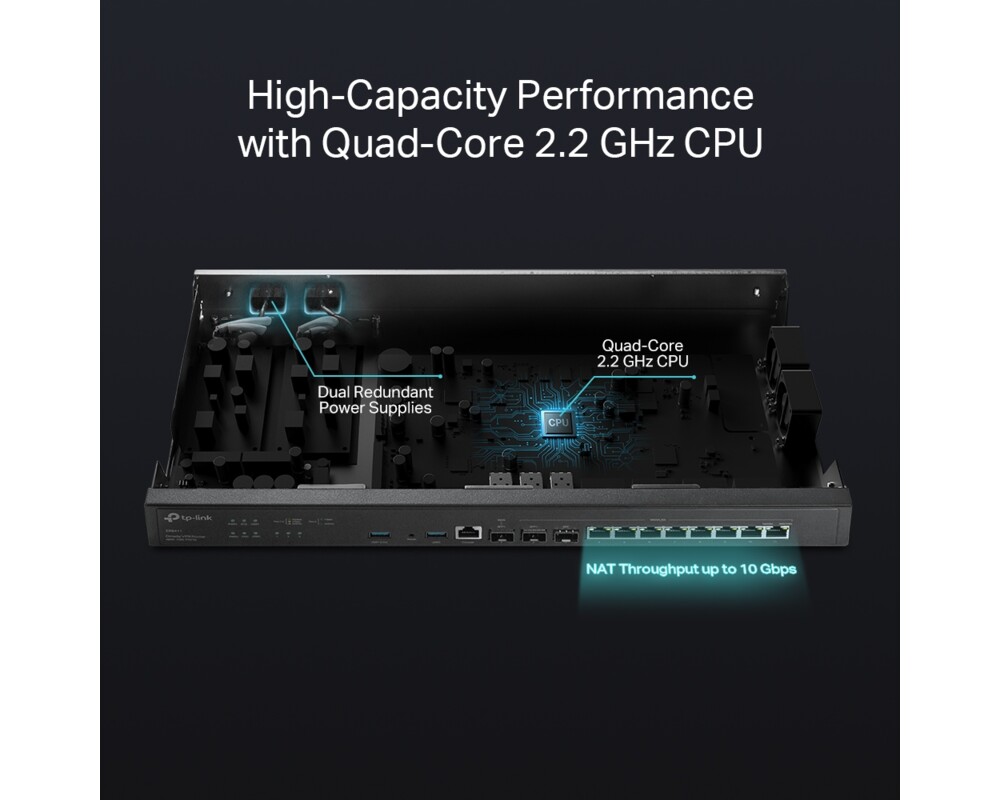Рутер TP-Link ER8411 с 10G портове 4