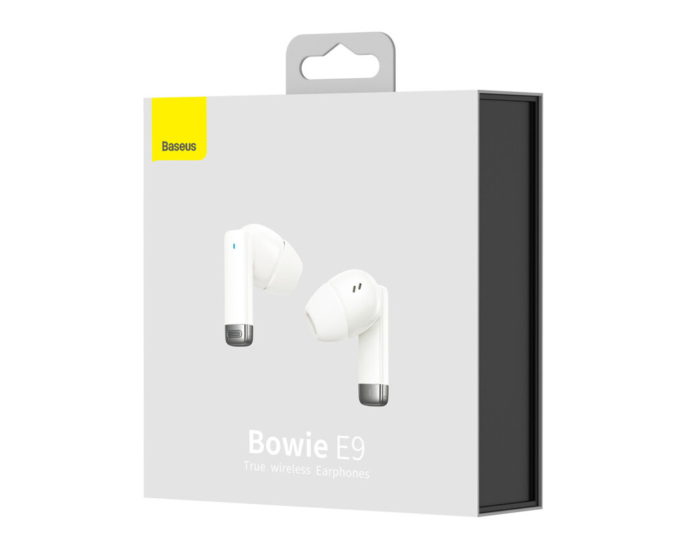 Слушалки Безжични Baseus TWS earphones Bowie E9 NGTW120002 - бели 10
