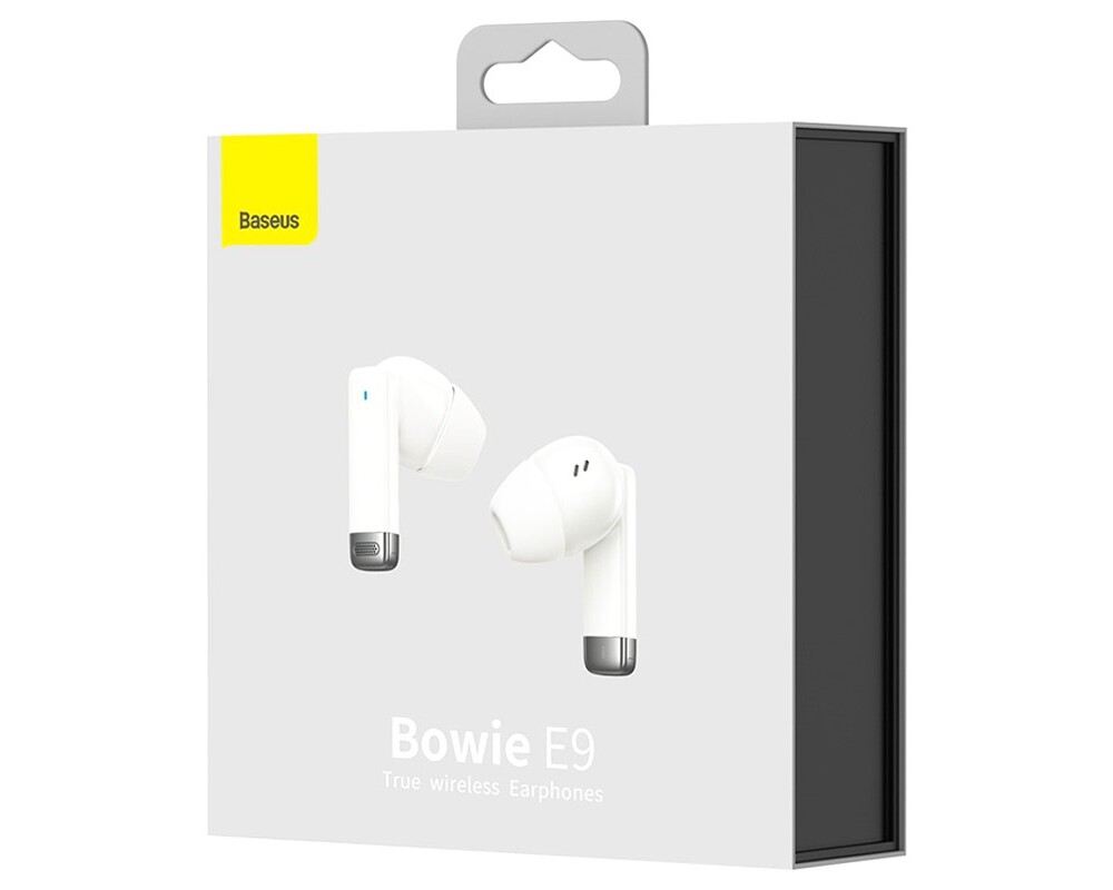 Слушалки Безжични Baseus TWS earphones Bowie E9 NGTW120002 - бели 5