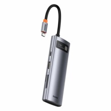  Baseus WKWG020113, мултифункционален, Type-C, 7 в 1, тъмносив 632772 WKWG020113 на топ цена - PIC.bg