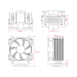 Охладител за процесор Охладител за процесор ID-Cooling SE-903-XT 5