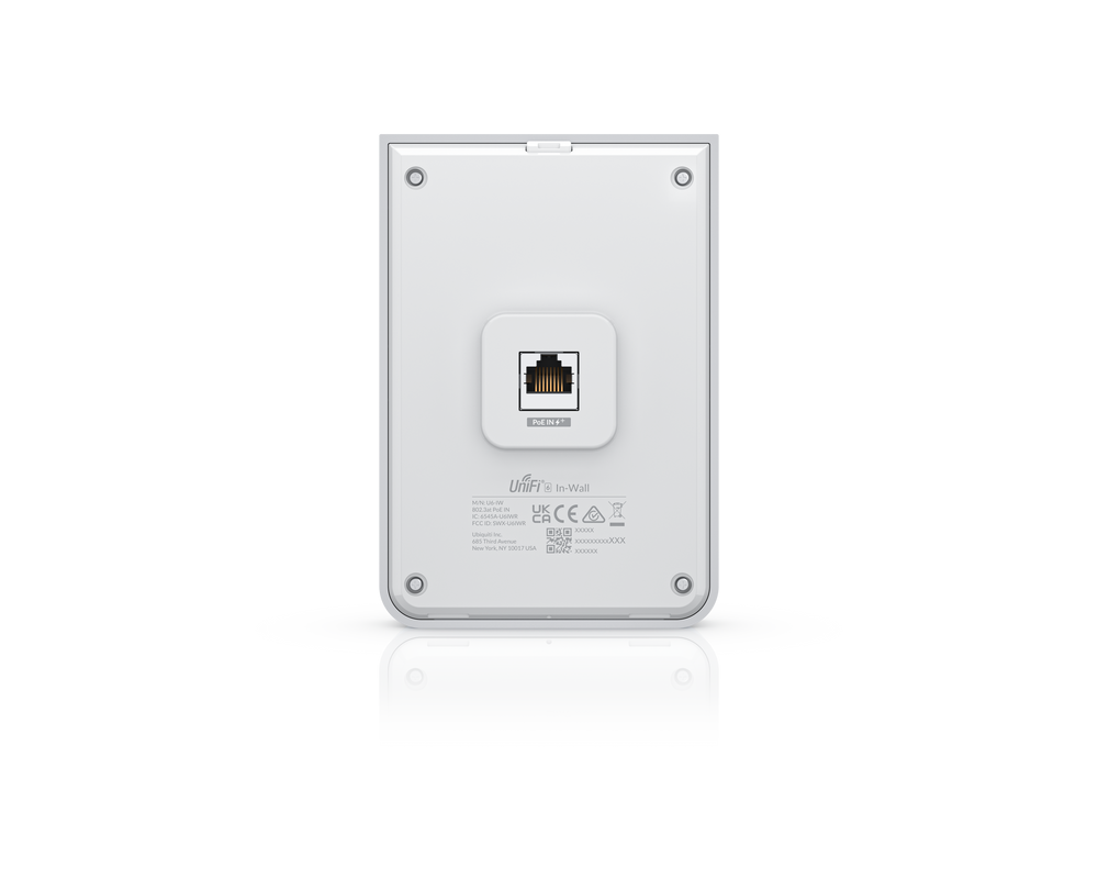 Access point (Точка за достъп) UniFi6 In-Wall. Wall-mounted WiFi 6 acce... 6