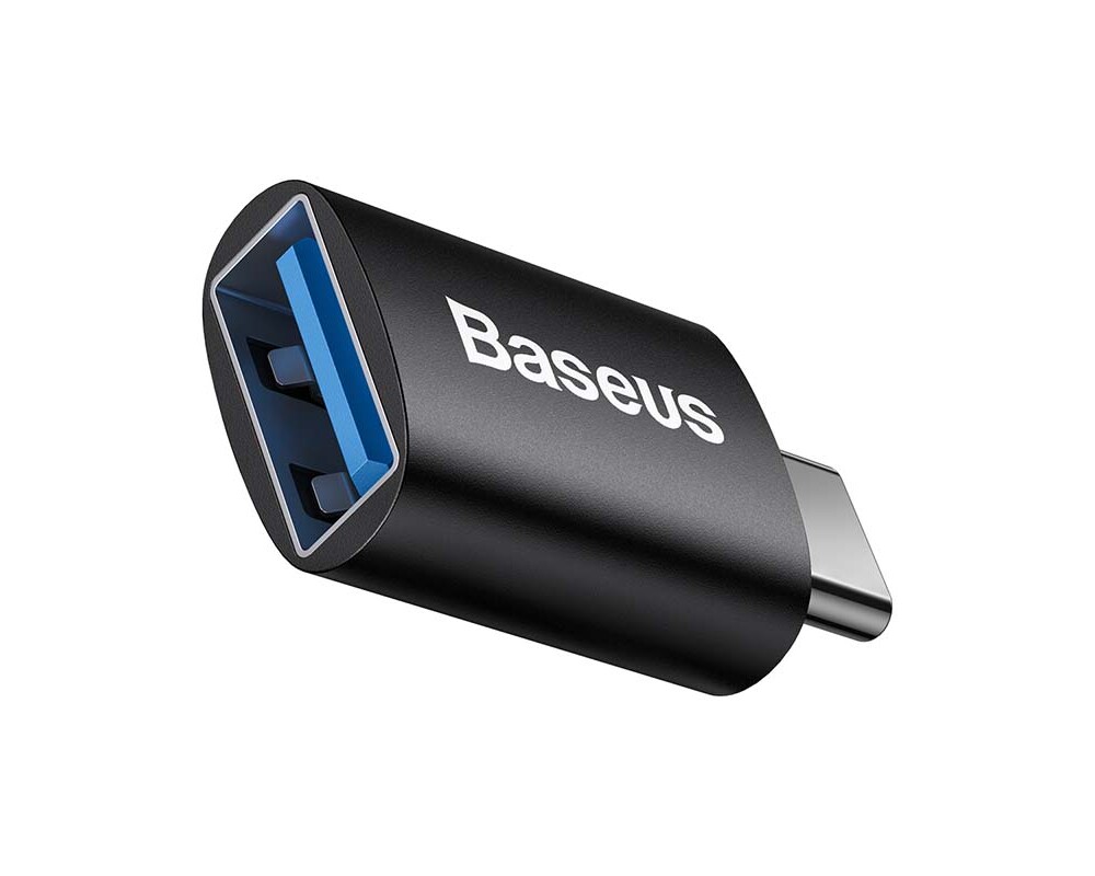 Адаптери Baseus Ingenuity ZJJQ000001 от USB-C мъжко към USB женско, черен 3