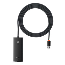  Baseus WKQX030201 USB-A Lite Series 5в1, мултифункционален, 2м, черен 635034 WKQX030201 на топ цена - PIC.bg