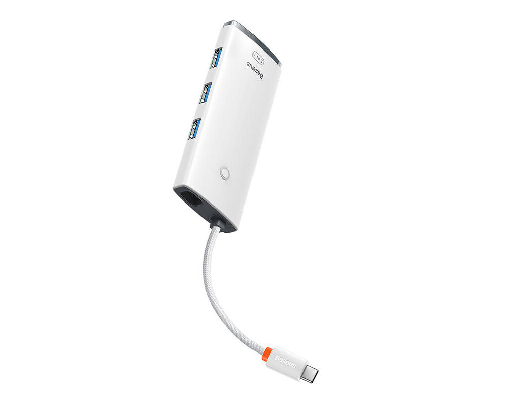 USB хъб Baseus WKQX050001 Type-C Lite Series 6 в 1, мултифункционален, черен 8