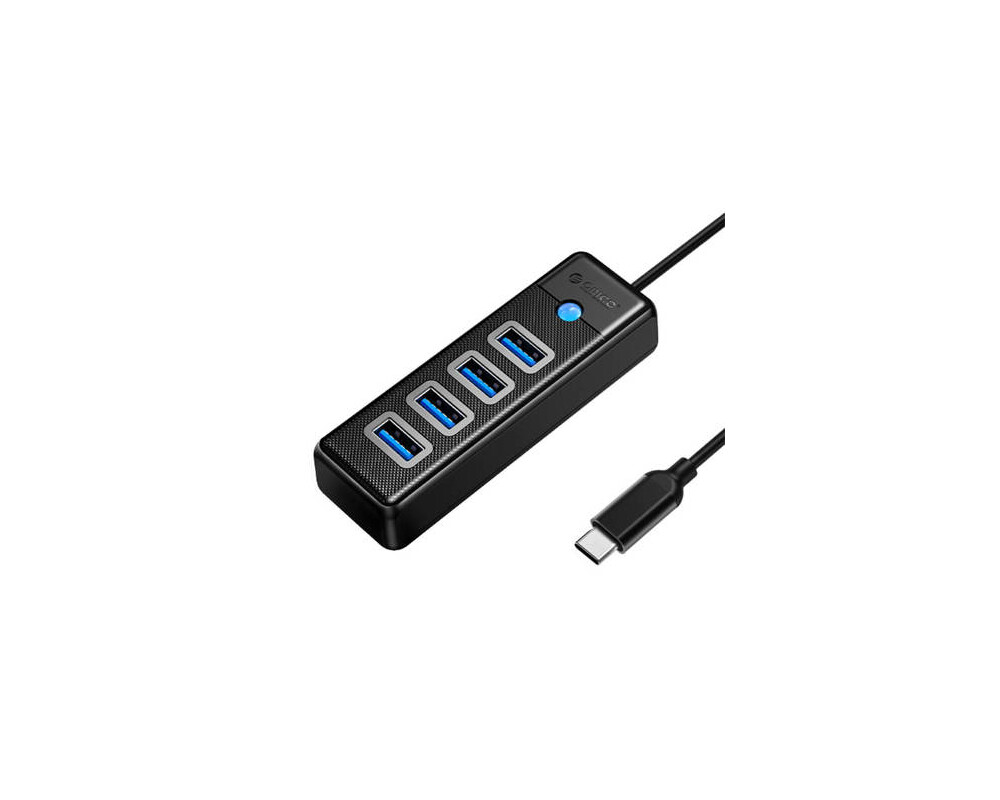 USB хъб Orico хъб HUB USB3.0 4 port Black - PW4U... 15