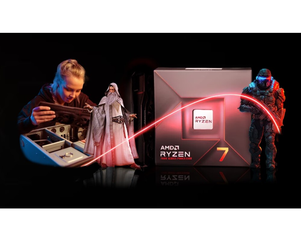 Процесор AMD Ryzen 7 7700 8C/16T (3.8GHz / 5.3GHz Boost 9