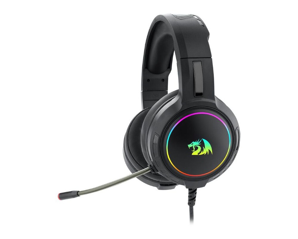 Слушалки Геймърски с микрофон Redragon Mento H270-RGB жични - черни 4