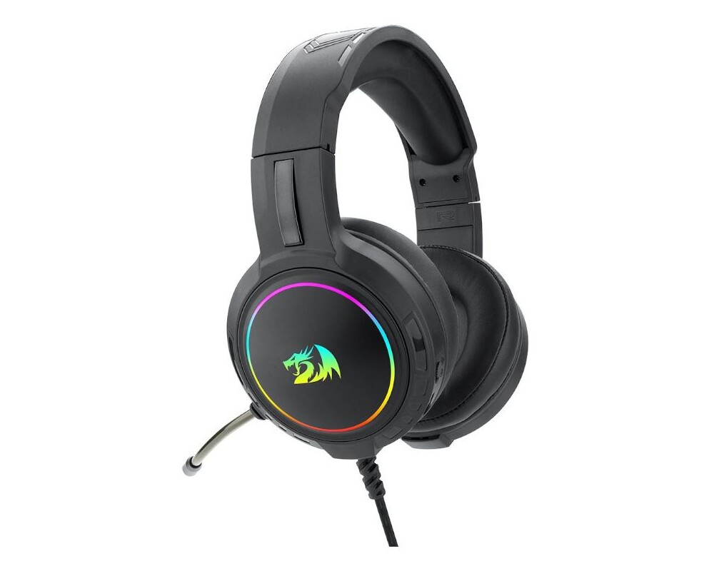 Слушалки Геймърски с микрофон Redragon Mento H270-RGB жични - черни 3