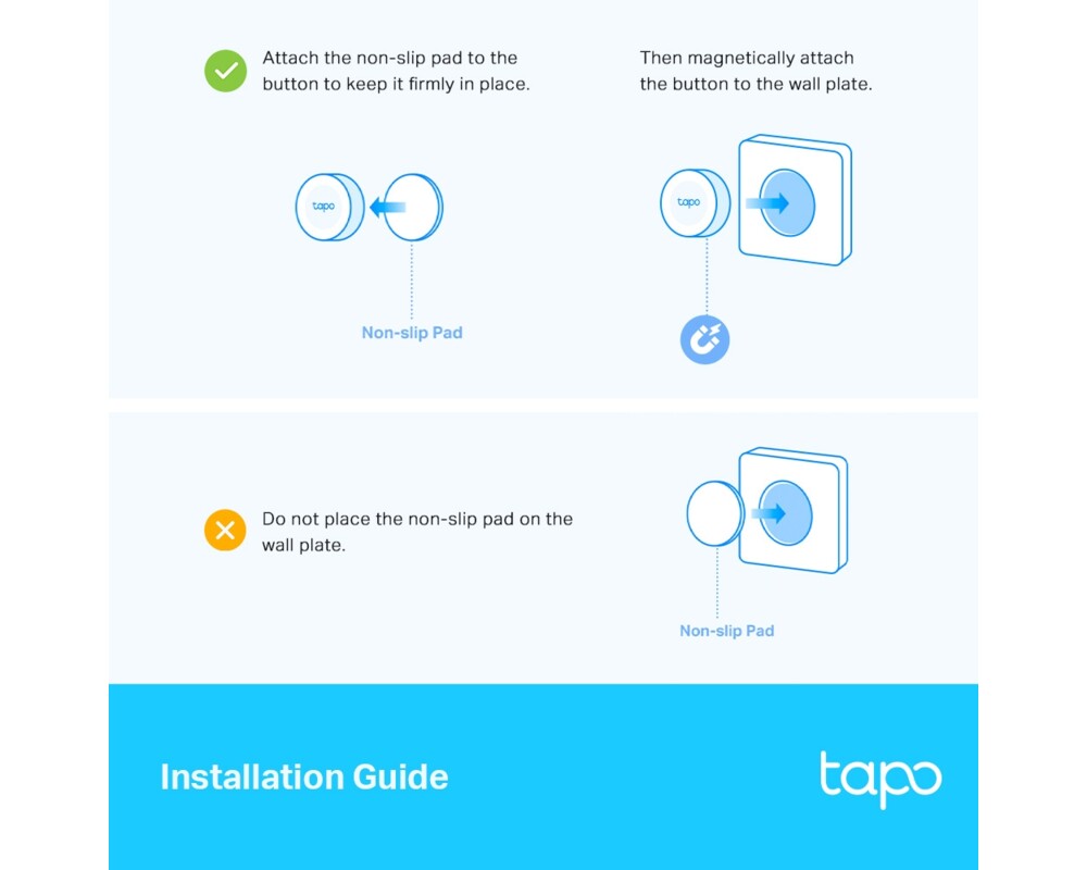 Smart Home TP-Link Tapo S200D интелигентен дистанционен 5