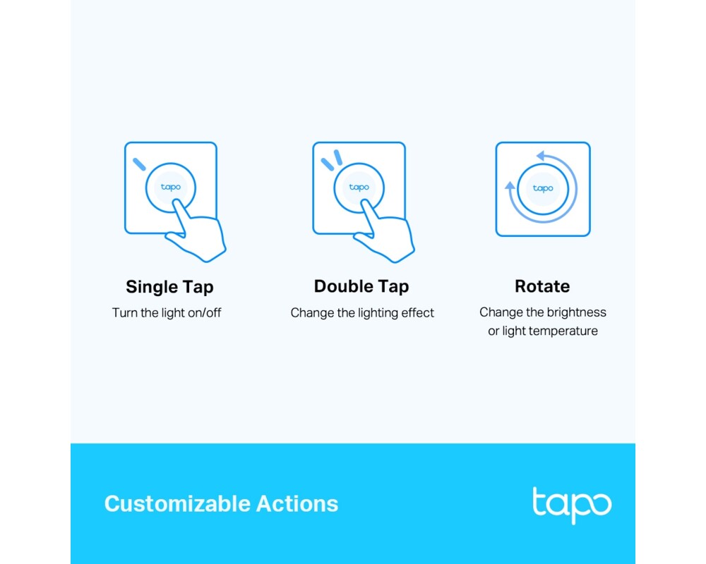 Smart Home TP-Link Tapo S200D интелигентен дистанционен 4