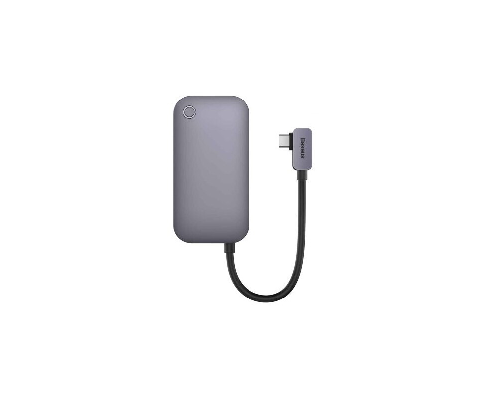 USB хъб Baseus PadJoy Series Hub 4 в 1 USB-C към USB 3.0 / HDMI / USB-C PD / Mini Jack 3,5 мм - сив 2