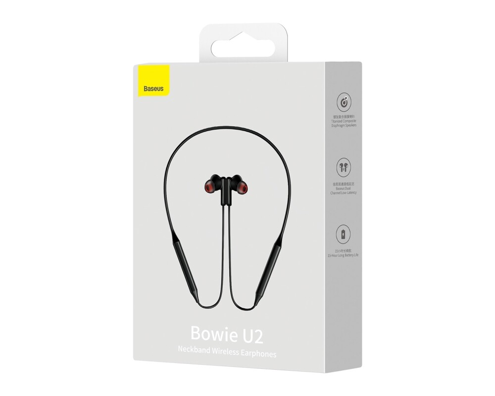 Слушалки Безжични Baseus Bowie Series U2 Neck-mounted NGTU000001- черни 3