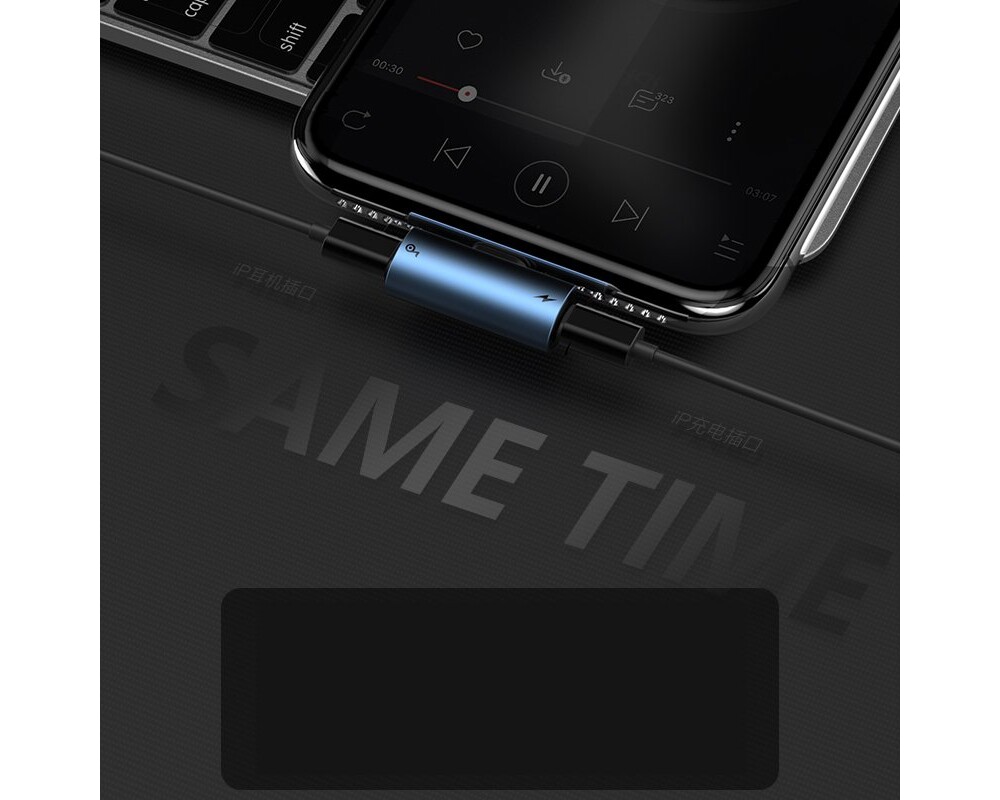 Адаптери Адаптер Baseus L46 Adapter от Lightning към 2x Lightning порта (женски) CAL46-01 - черен 6