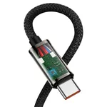 Кабел Кабел Baseus Legend Elbow CATCS-01 USB-C към USB-C 100W 1м черен 3