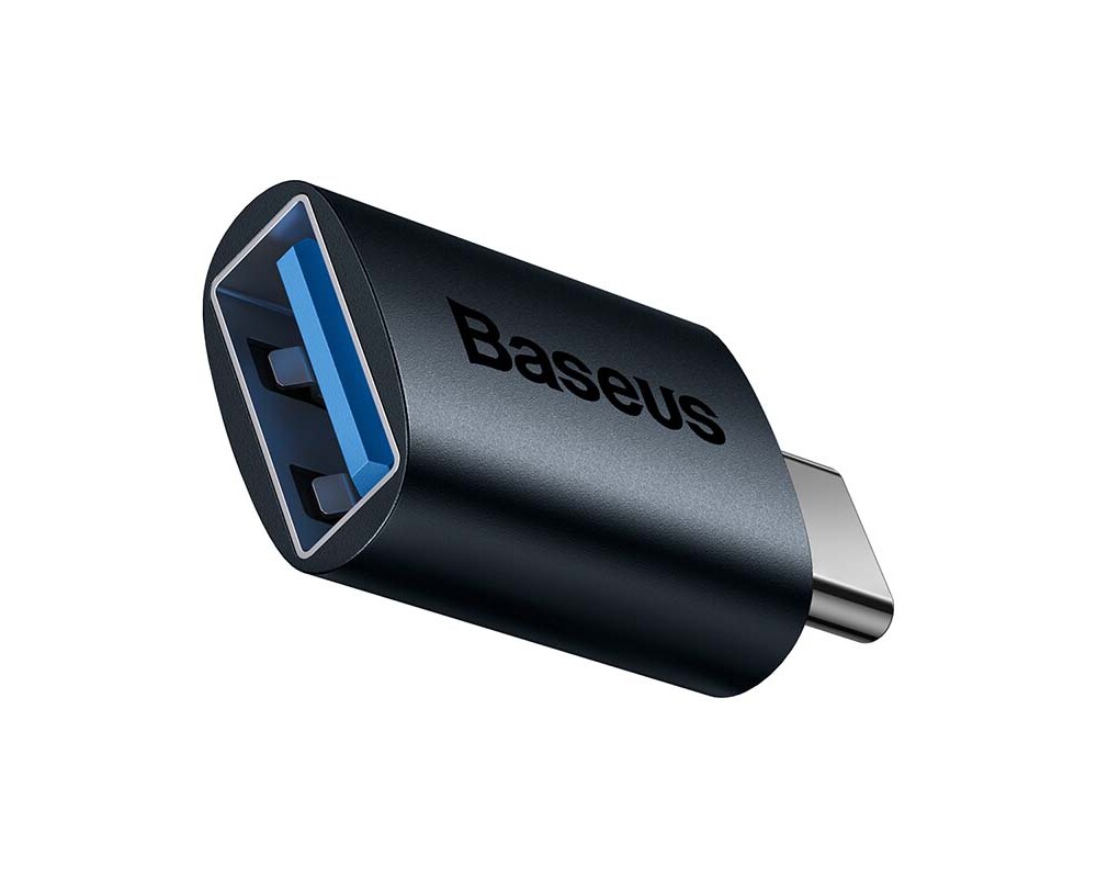 Адаптери Адаптер Baseus Ingenuity ZJJQ000003 от USB-C мъжко към USB женско, тъмносин 2