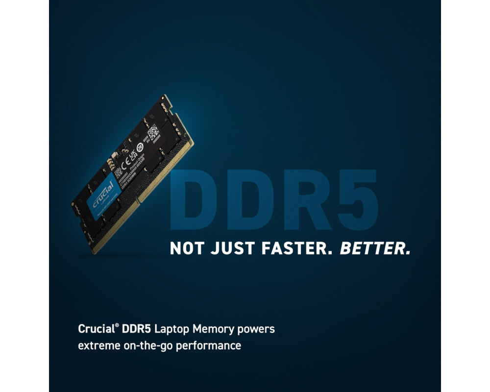 Памет Crucial 32GB DDR5-4800 SODIMM CL40 4