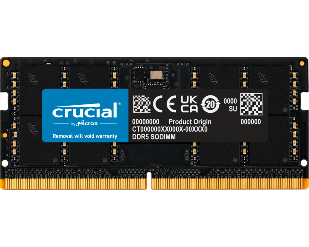 Памет Crucial 32GB DDR5-4800 SODIMM CL40 2