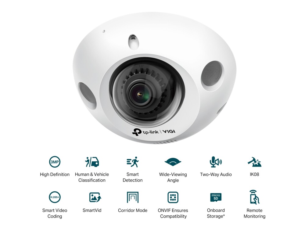 Цифрова IP камера TP-Link VIGI C230I Mini(2.8mm) 2