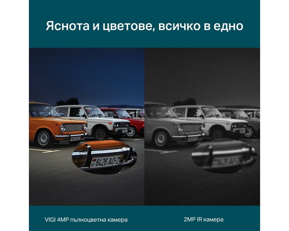 Цифрова IP камера TP-Link 4MP Full-Color Turret Network Camera VIGI C440(2.8mm) 6