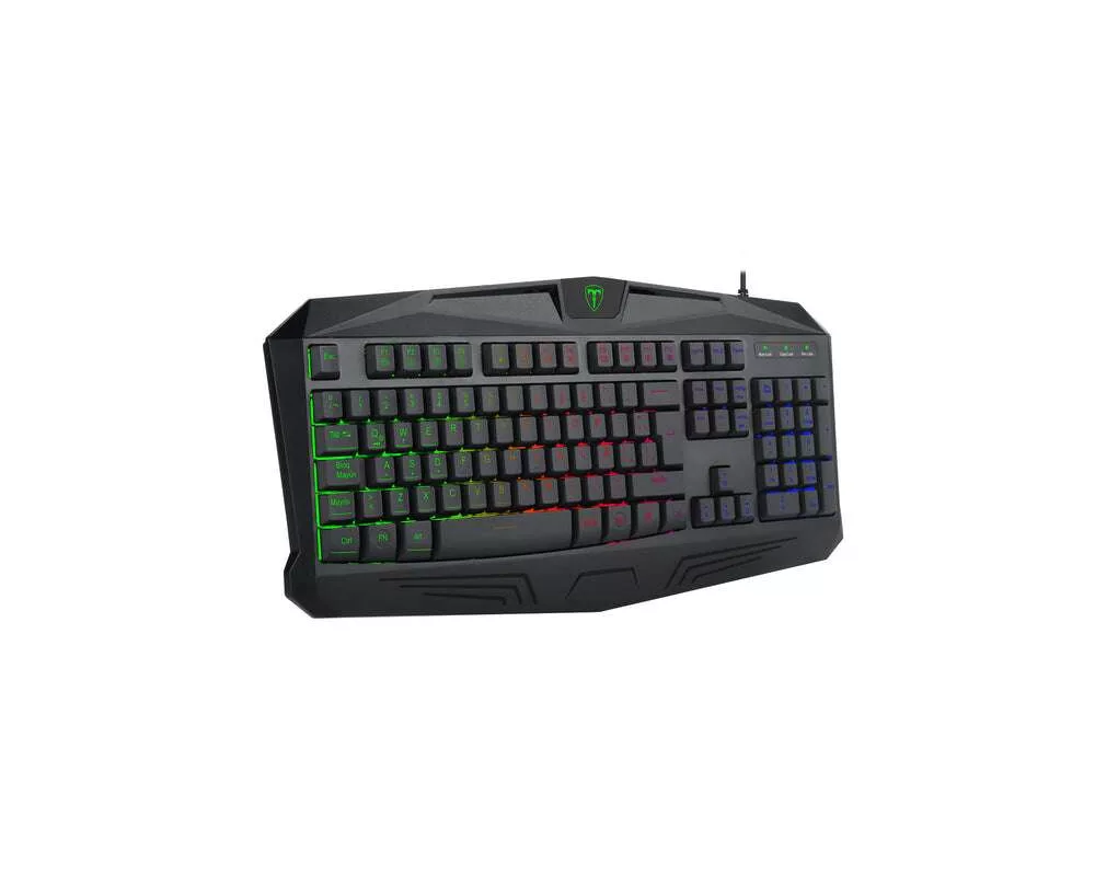 Клавиатура Механична геймърска клавиатура T-Dagger Tanker T-TGK202 RGB черна 5