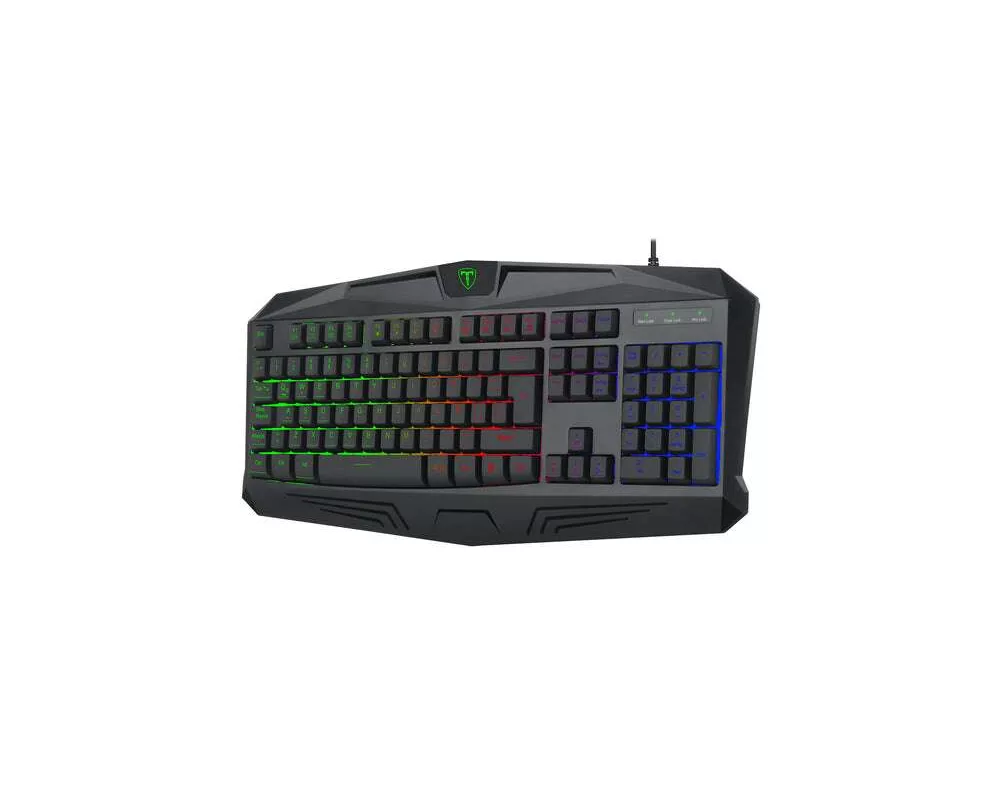 Клавиатура Механична геймърска клавиатура T-Dagger Tanker T-TGK202 RGB черна 4