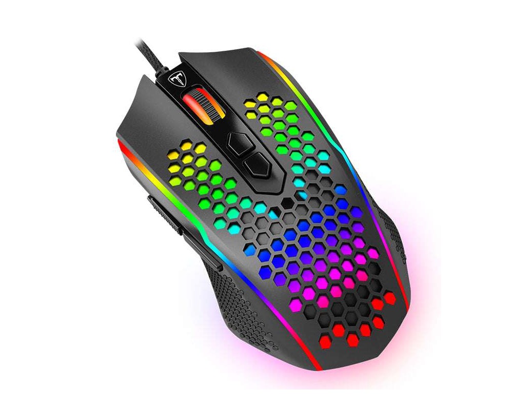 Клавиатура Комплект клавиатура и мишка T-Dagger Main Force T-TGS008 Rainbow черно 3