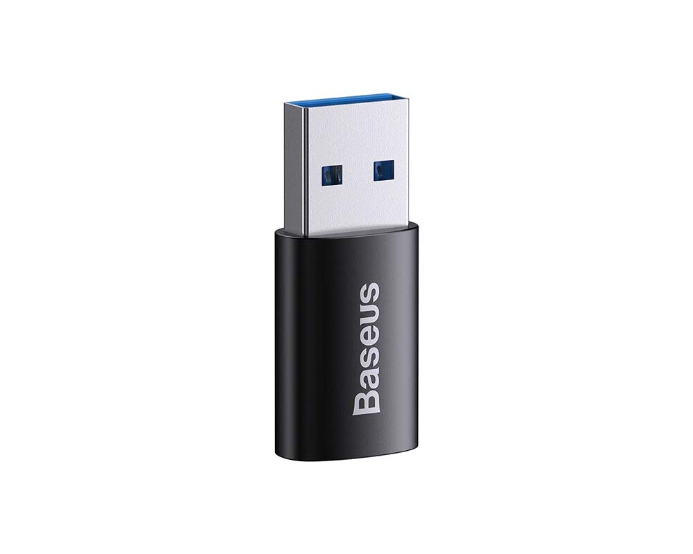 Адаптери Baseus Ingenuity USB-A мъжко към USB-C женско adapter OTG (USB 3.1) за мобилни устройства с USB-C порт ZJJQ000101 - черен 7