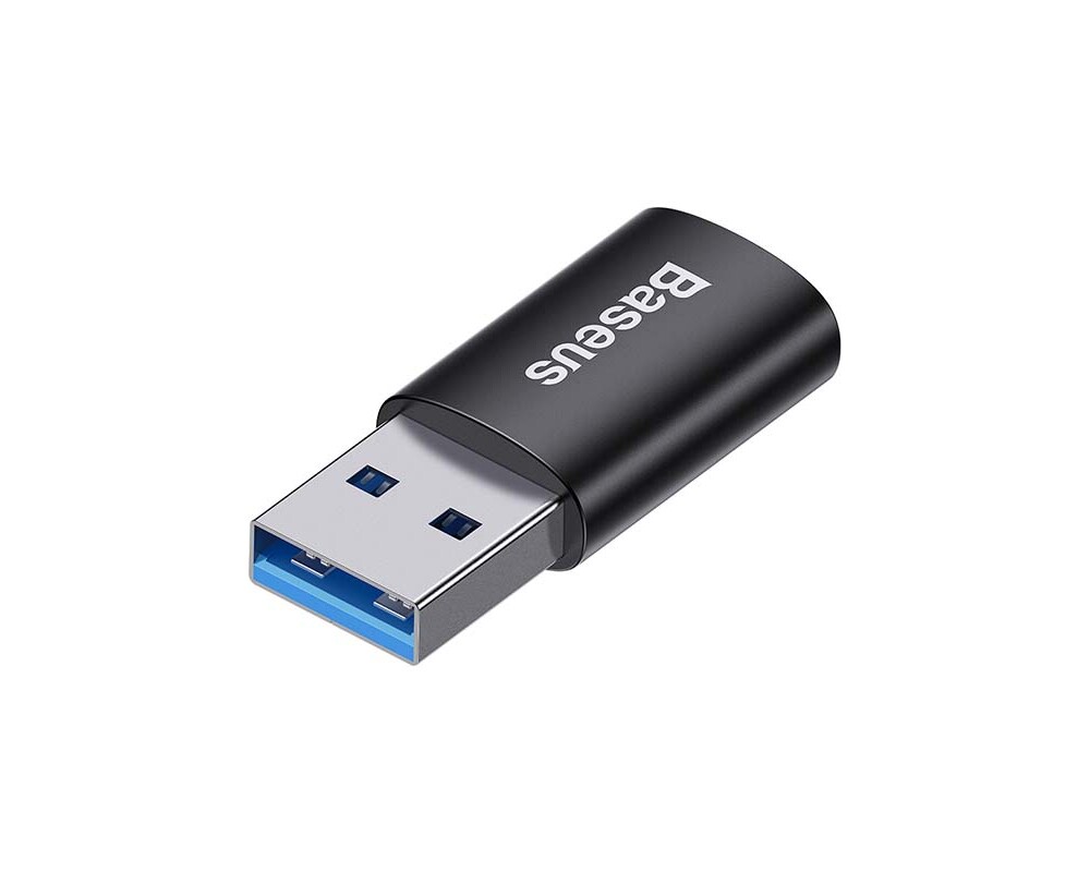 Адаптери Baseus Ingenuity USB-A мъжко към USB-C женско adapter OTG (USB 3.1) за мобилни устройства с USB-C порт ZJJQ000101 - черен 5