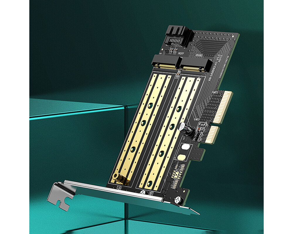 Мрежова карта Ugreen PCIe 3.0 x4 към M.2 NVMe drive CM302 - черен 4