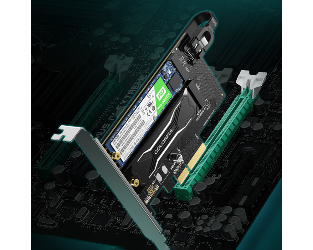 Мрежова карта Ugreen PCIe 3.0 x4 към M.2 NVMe drive CM302 - черен 5