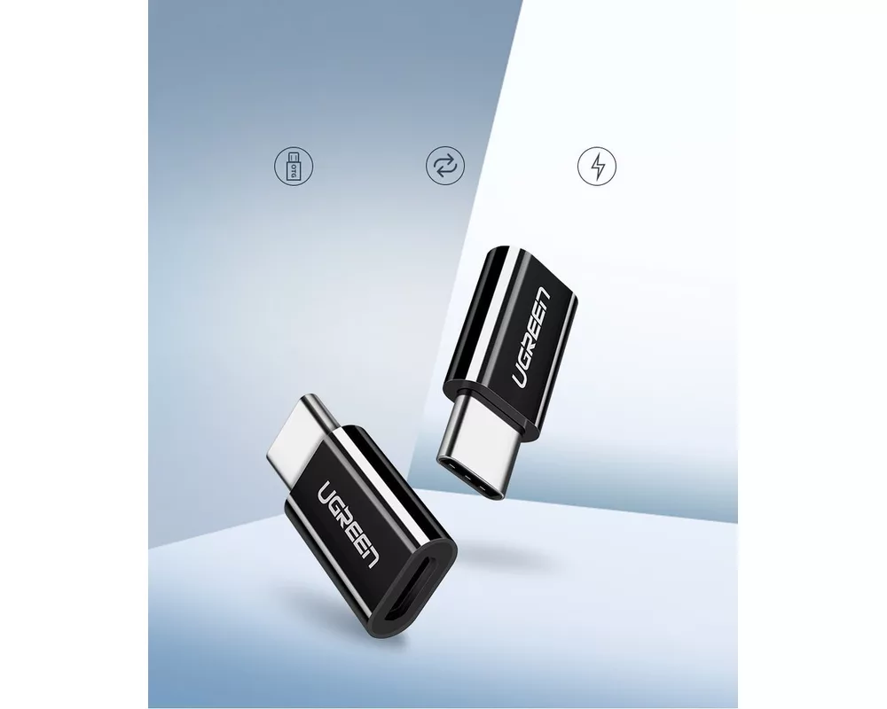 Адаптери Адаптер Ugreen micro USB към USB Type C 30154 3