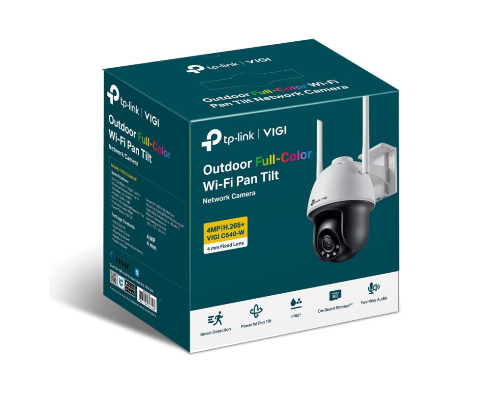 Цифрова IP камера TP-Link VIGI C540-W(4mm) панорамна 8