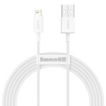 <span>Кабел</span> Кабел Baseus Superior USB-А към Lightning, 2м, бял <span class='catalog-num-in-name'>CALYS-C02</span> - 