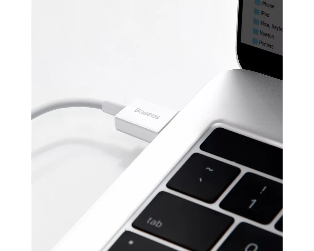 Кабел Кабел Baseus Superior USB към Lightning 2,4A 1,5 м CALYS-B02 - бял 9