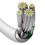 Кабел Кабел Baseus Superior USB към Lightning 2,4A 1,5 м CALYS-B02 - бял 7